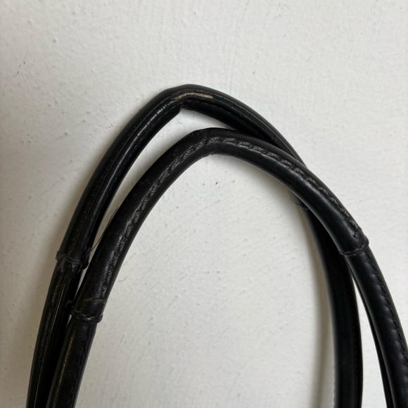 COACH Bleeker F14383 Black Leather Tote Shoulder Bag Purse - Picture 5 of 16